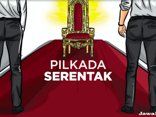 Ilustrsi Pilkada serentak 2020 (Kokoh Praba Wardani/JawaPos.com)