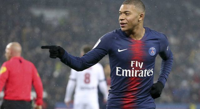 Penyerang sayap PSG, Kylian Mbappe.