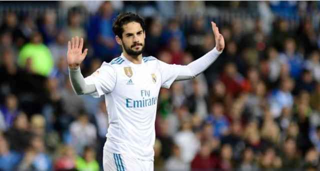 Gelandang Real Madrid, Isco.