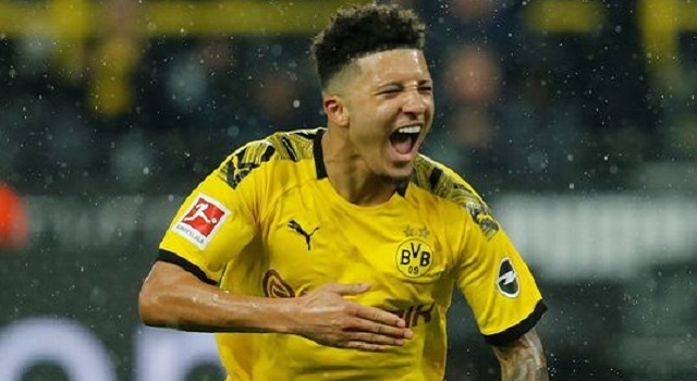 Penyerang sayap Borussia Dortmund dan Timnas Inggris, Jadon Sancho.