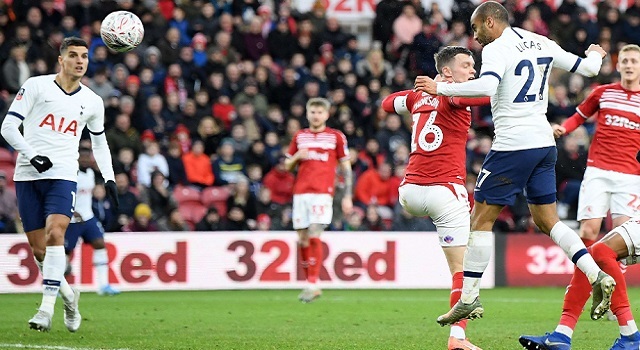 Tottenham Hotspur diimbangi klub Divisi Championship, Middlesbrough 1-1, pada laga babak ketiga FA Cup di Riverside Stadium, Minggu (5/1/2020) malam WIB.