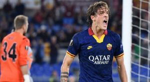 Gelandang serang AS Roma, Nicolo Zaniolo.
