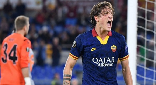 Gelandang serang AS Roma, Nicolo Zaniolo.