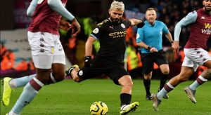 Sergio Aguero mencetak hattrick dalam kemenangan 6-1 Manchester City atas Aston Villa di Villa Park, Minggu (12/1/2020) malam WIB.