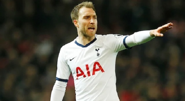 Gelandang Tottenham Hotspur, Christian Eriksen.