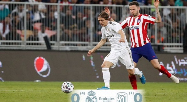 Real Madrid juara Piala SUper Spanyol 2020 setelah mengalahkan Atletico Madrid di final lewat adu penalti, Senin (13/1/2020) dini hari WIB.