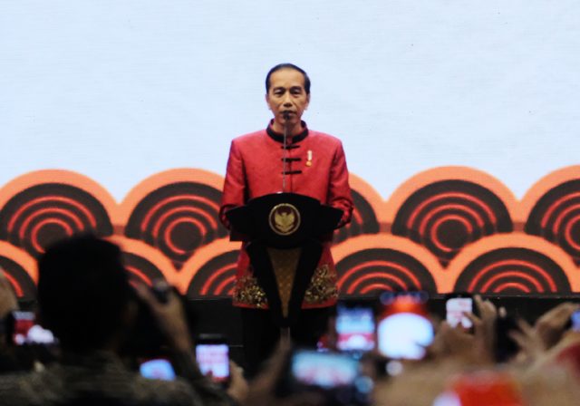 Janji Presiden Joko Widodo (Jokowi) soal penuntasan pelanggaran HAM dan kasus intoleransi masih terus ditagih oleh Setara Institute. (Dery Ridwansah/JawaPos.com)