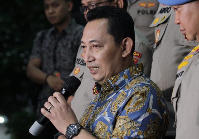 Kepala Badan Reserse Kriminal (Kabareskrim) Polri Komjen Pol Listyo Sigit Prabowo meminta Satgas Anti Politik Uang untuk memantau sumber uang calon petahan di Pilkada serentak 2020. (Dery Ridwansah/ JawaPos.com)