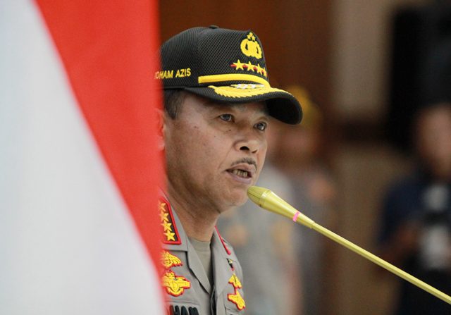 Kapolri Jenderal Pol Idham Aziz meresmikan program Safety Driving Center (Dery Ridwansah/ JawaPos.com)