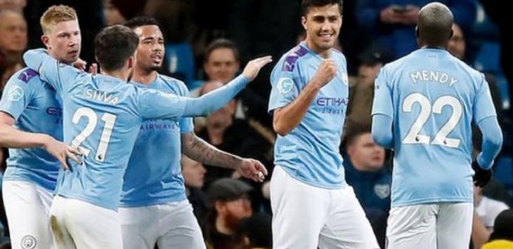 Manchester City kalahkan West Ham United 2-0 pada laga lanjutan Liga Inggris, Kamis (20/2) dini hari WIB. (BBC)
