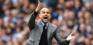 Manajer Manchester City, Pep Guardiola.