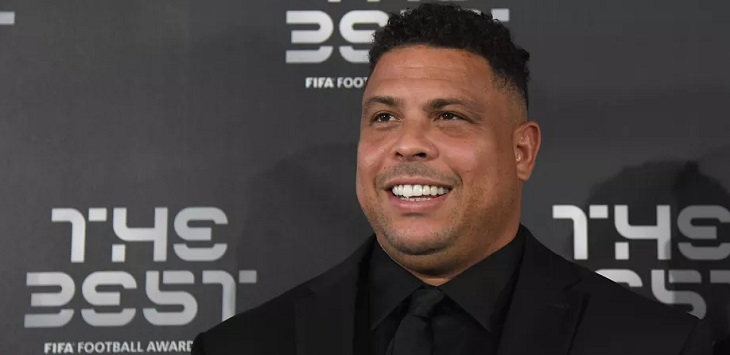 Mantan penyerang Barcelona dan Timnas Brasil, Ronaldo Luis Nazario de Lima.