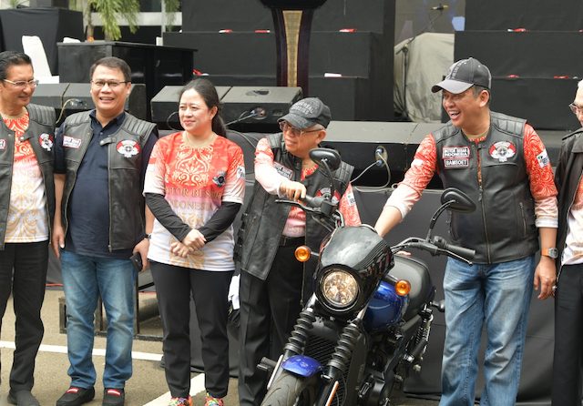 Ketua MPR RI Bambang Soesatyo mengatakan, begitu banyak filosofi bikers yang dapat diaplikasikan dalam kehidupan keseharian. Nilai-nilai itu juga seirama dengan nilai yang terkandung dalam Empat Pilar MPR RI. (dok MPR)