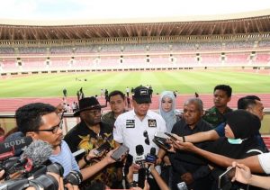 Ketua MPR RI Bambang Soesatyo mengatakan, Pekan Olahraga Nasional (PON) yang bakal digelar di Papua pada Oktober 2020 merupakan tonggak baru sejarah pembangunan di bumi cendrawasih. (dok MPR RI)