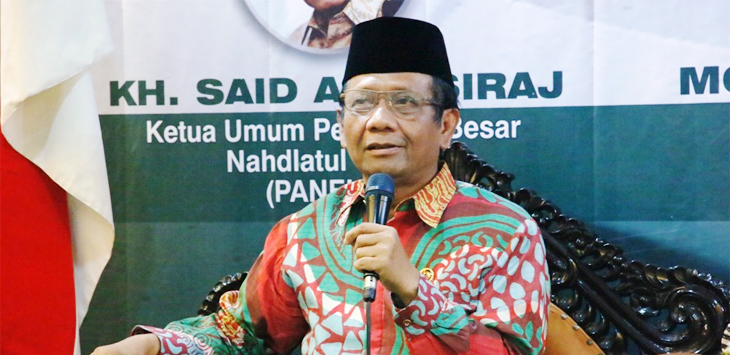 Menko Polhukam Mahfud MD. (Foto: Suwitno/NU Online)