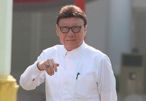 Menpan RB Tjahjo Kumolo bersumpah akan terus menjadi politikus hingga ajal menjemputnya'. Mantan Mendagri itu juga diketahui sudah 6 periode menjabat anggoata DPR RI. (Raka Denny/Jawa Pos)