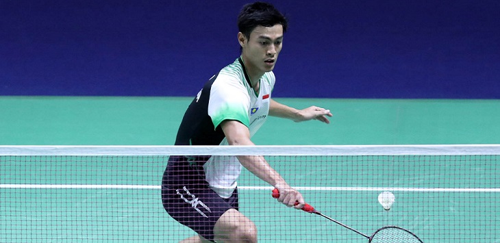 Tunggal putra Indonesia, Shesar Hiren Rhustavito. ft/badmintonindonesia