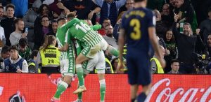 Real Betis menang 2-1 atas Real Madrid, Senin (9/3/2020) dini hari WIB.