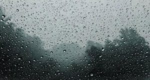 Ilustrasi cuaca hujan lebat