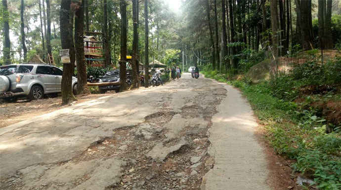 Gunung Pancar salah satu lokasi pariwisata di Kabupaten Bogor.