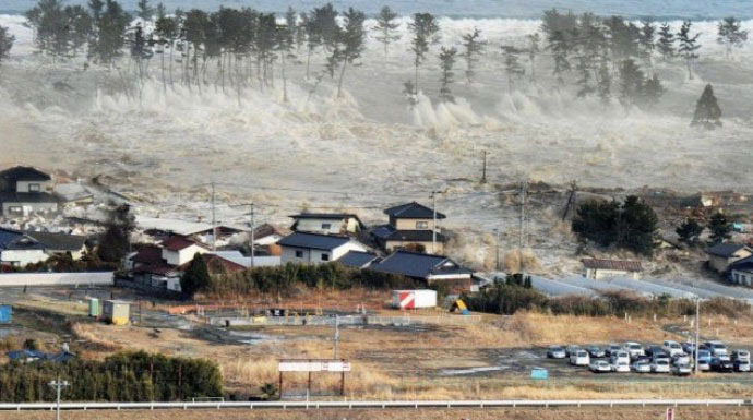 Ilustrasi Tsunami akibat gempa megathrust